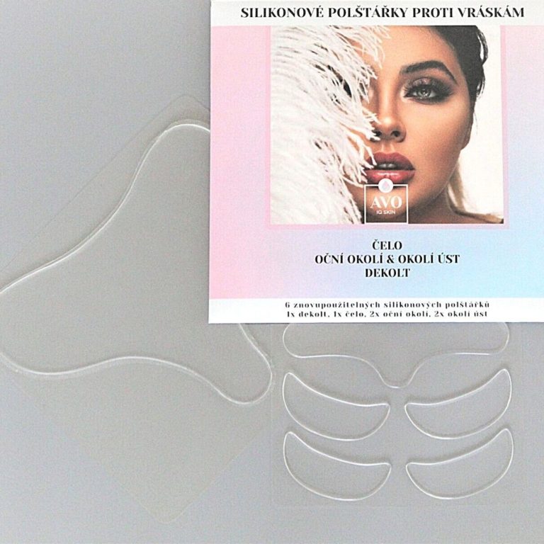 Silikonové polštářky na obličej a dekolt